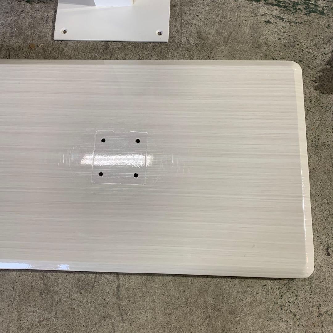 H910\" シギヤマ家具 NORDI 昇降式ダイニングテーブル ホワイト