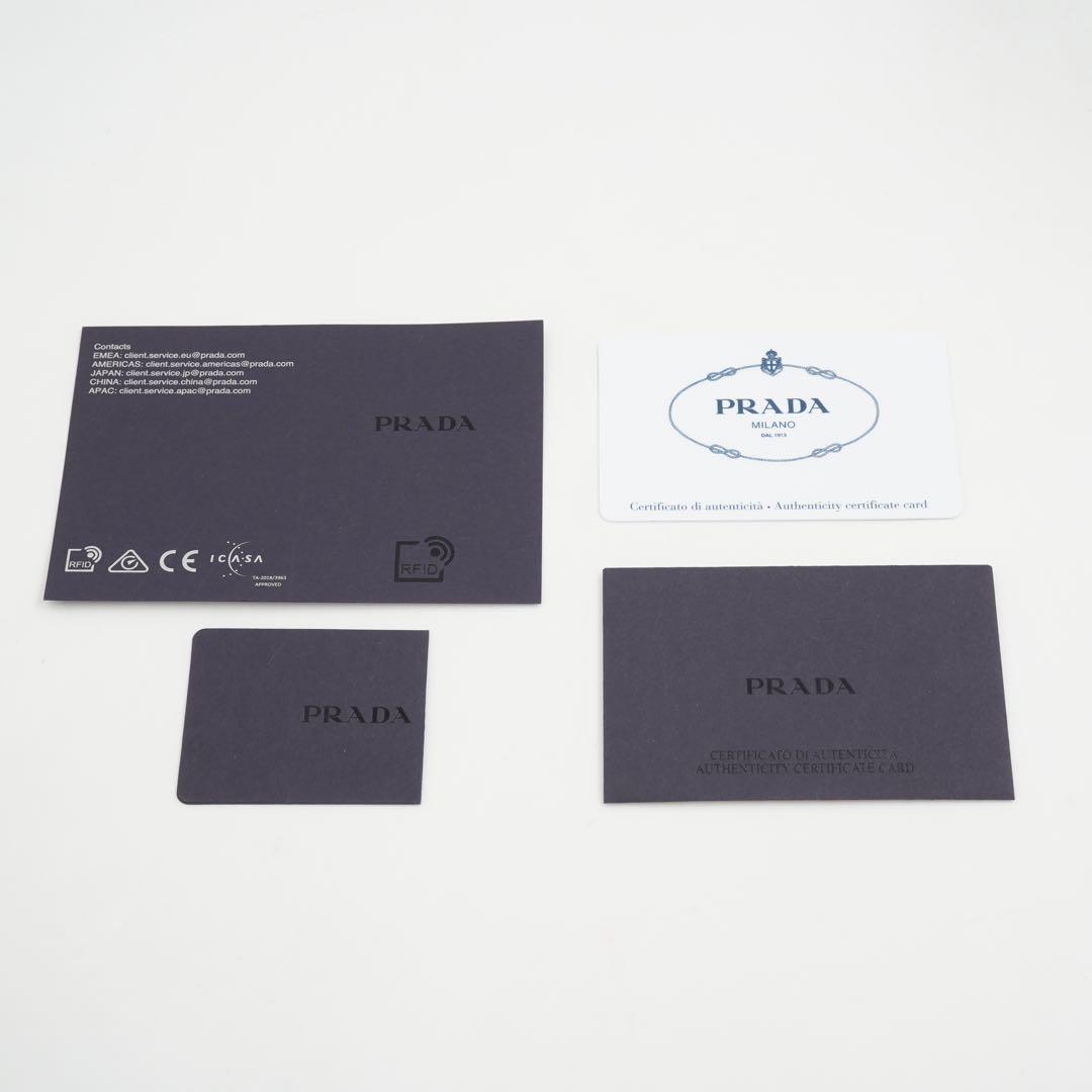 ✨専用✨　PRADA ミニ財布　シボ革　三つ折り　ピンク