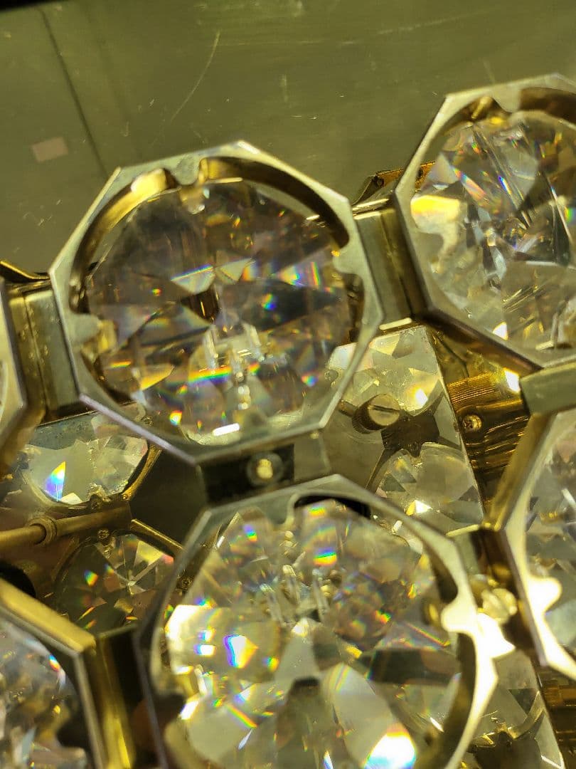 クリスタルシャンデリア ゴールド