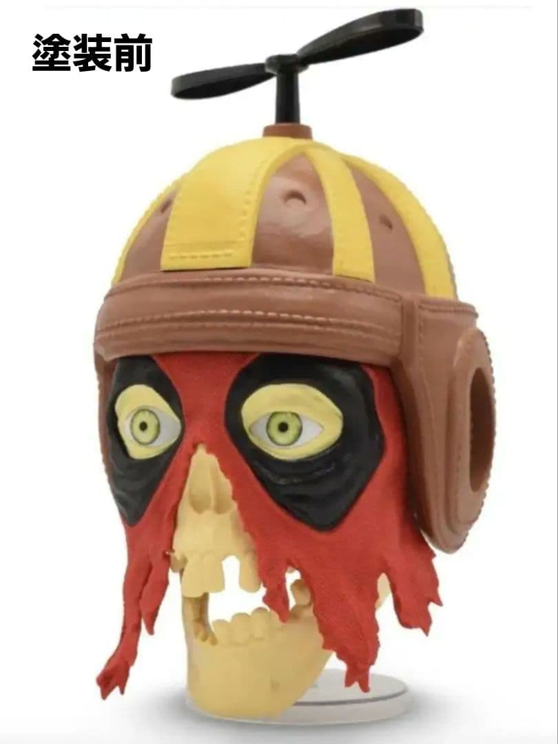 ヘッドプール　ポップコーンバケツ　リアル塗装　デットプール