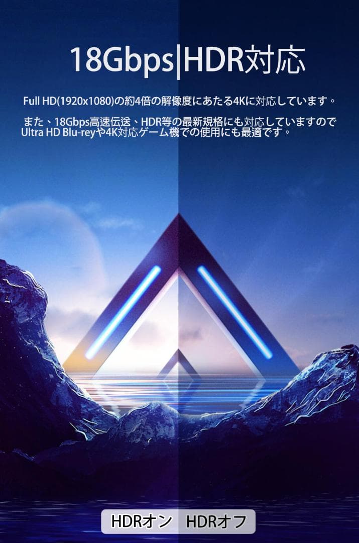 HDMI ケーブル 5.0m Ver2.0b規格 Switch PS4 5対応