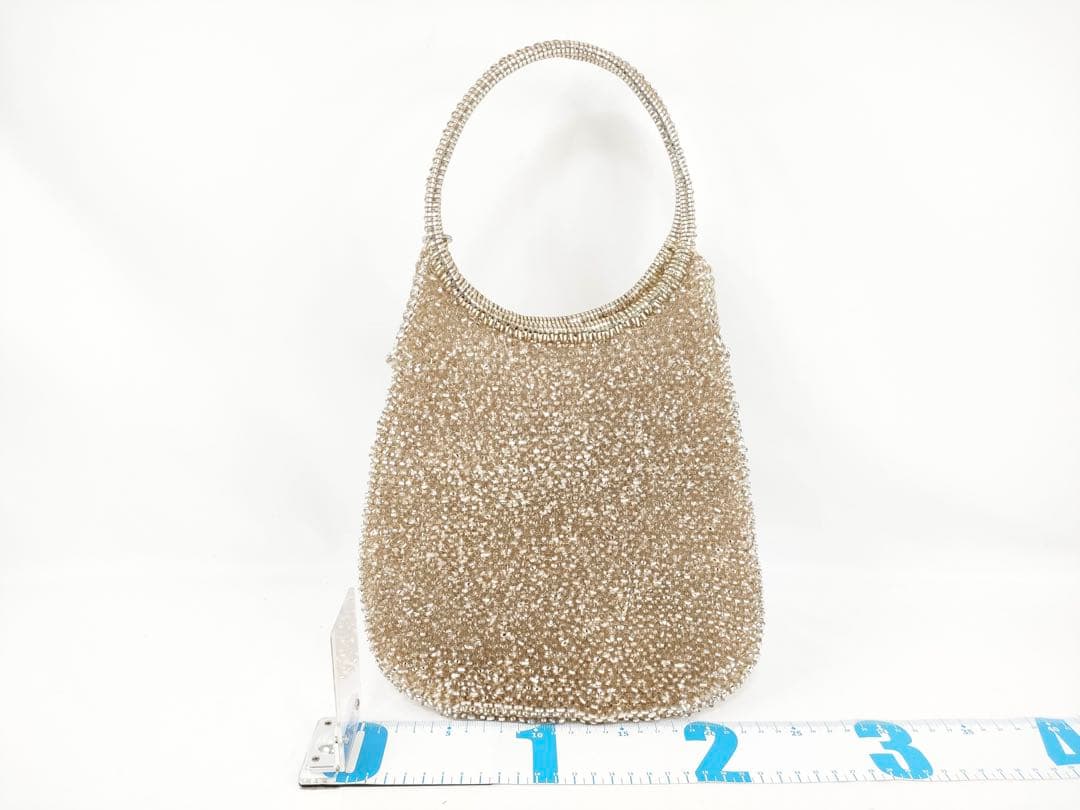 【極美品】アンテプリマ ワイヤーバッグ ハンドバッグ シャンパンゴールド