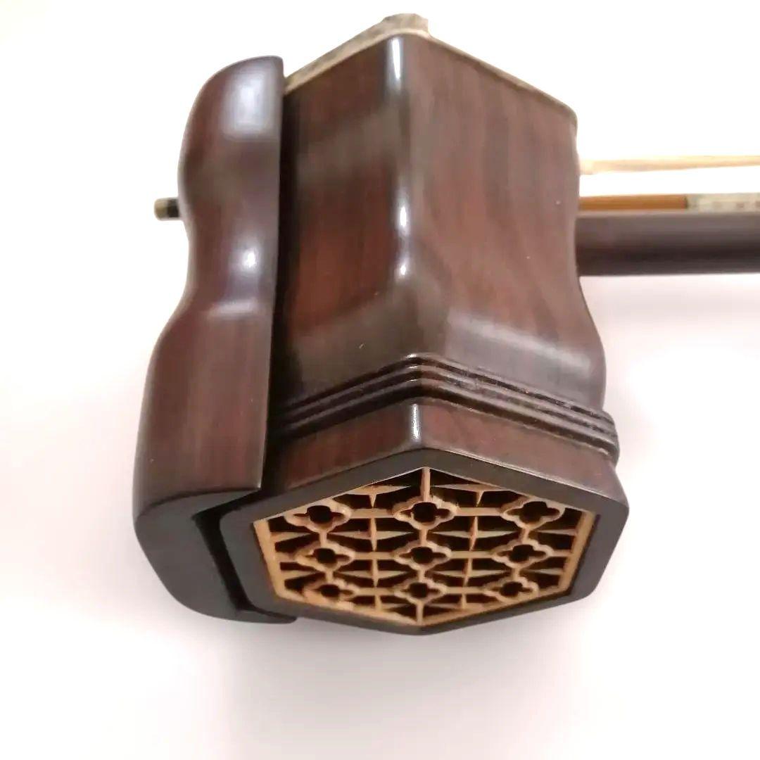 二胡　中国弦楽器　民族楽器　蛇革　ソフトケース付