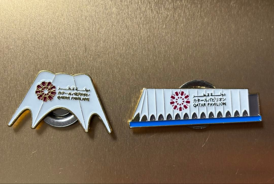 関西万博、expo2025、Pavilion、ピンバッジ、カタール館、レア