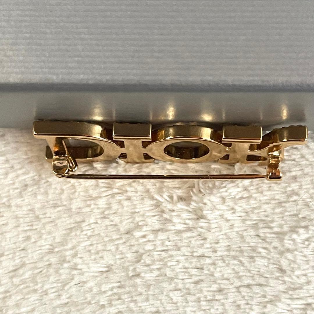 【TeTu 様】Dior ブローチ ラインストーン ゴールド金具