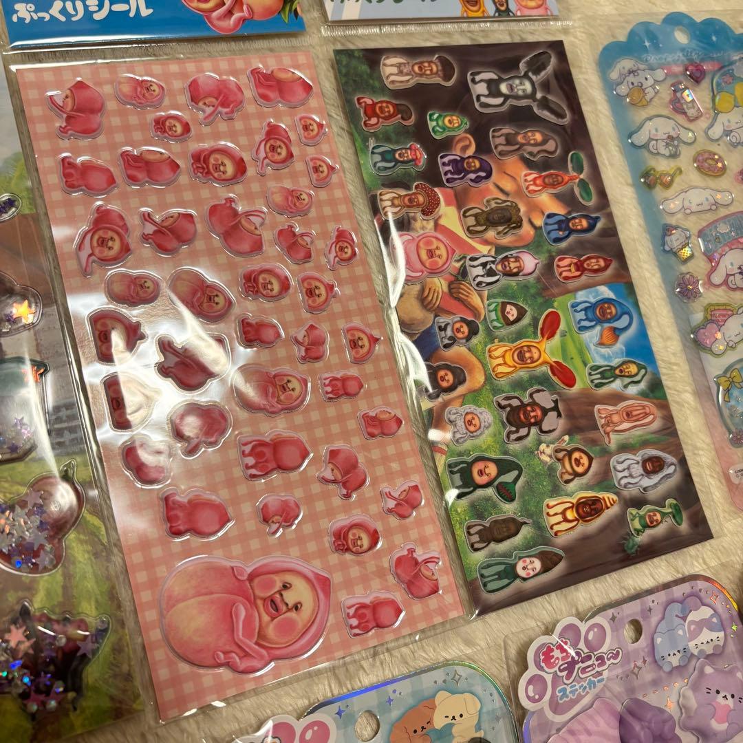 シール　まとめ売り　シール帳　ボンボンドロップシール　キティ　マイメロ　シナモン