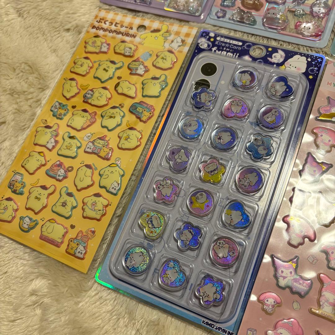 シール　まとめ売り　シール帳　ボンボンドロップシール　キティ　マイメロ　シナモン