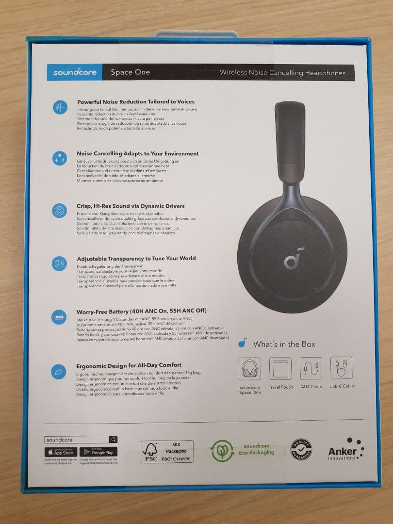 soundcore Space One ワイヤレスヘッドホン