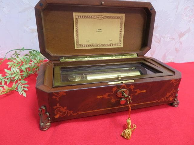 き*こ様 6ee1355 リュージュ社のオルゴール 曲カノン　スイス製　アンティ