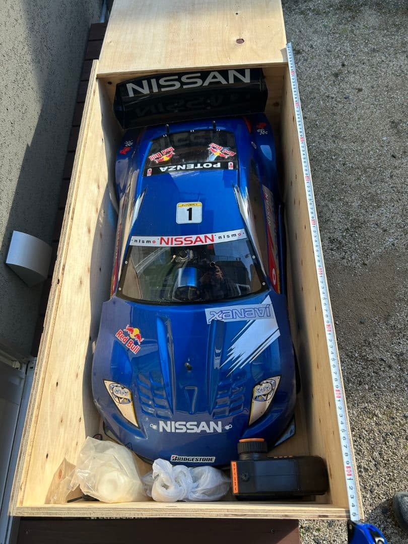 【レア物】1/5FGエンジンラジコン 30㏄混合ガソリン フェアレディZ　90㎝