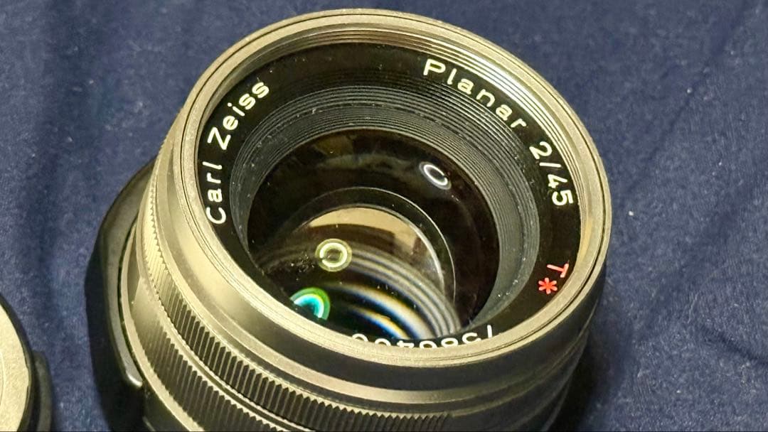 CONTAX G1 レンズ3本（28,45,90mm） レンズフードx2