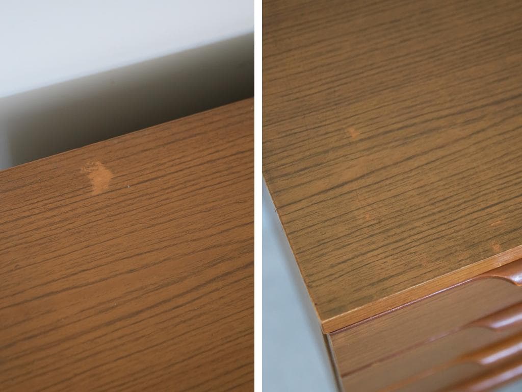 英国アンティーク木製サイドボード/キャビネット/チェスト/机テーブル89-324