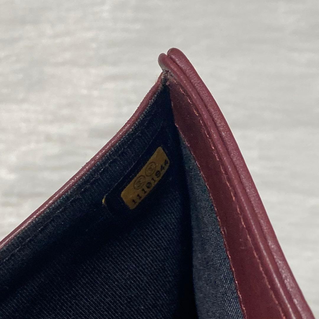 CHANEL シャネル　長財布　ロング　三つ折り　ビコローレ　バイカラー　黒