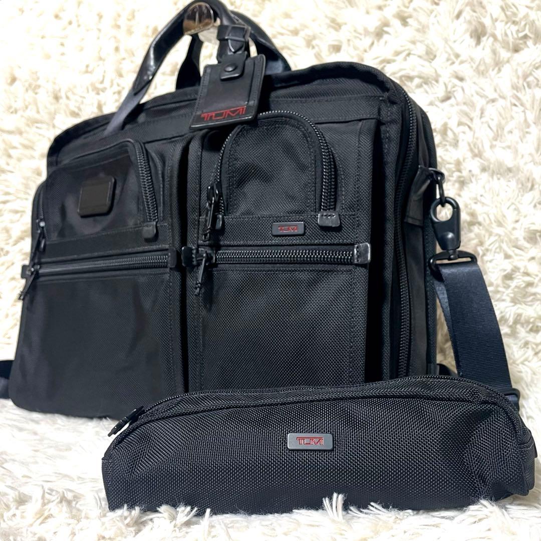 【極美品】TUMI 2way ビジネスバッグ 26114DH ペンケース付き