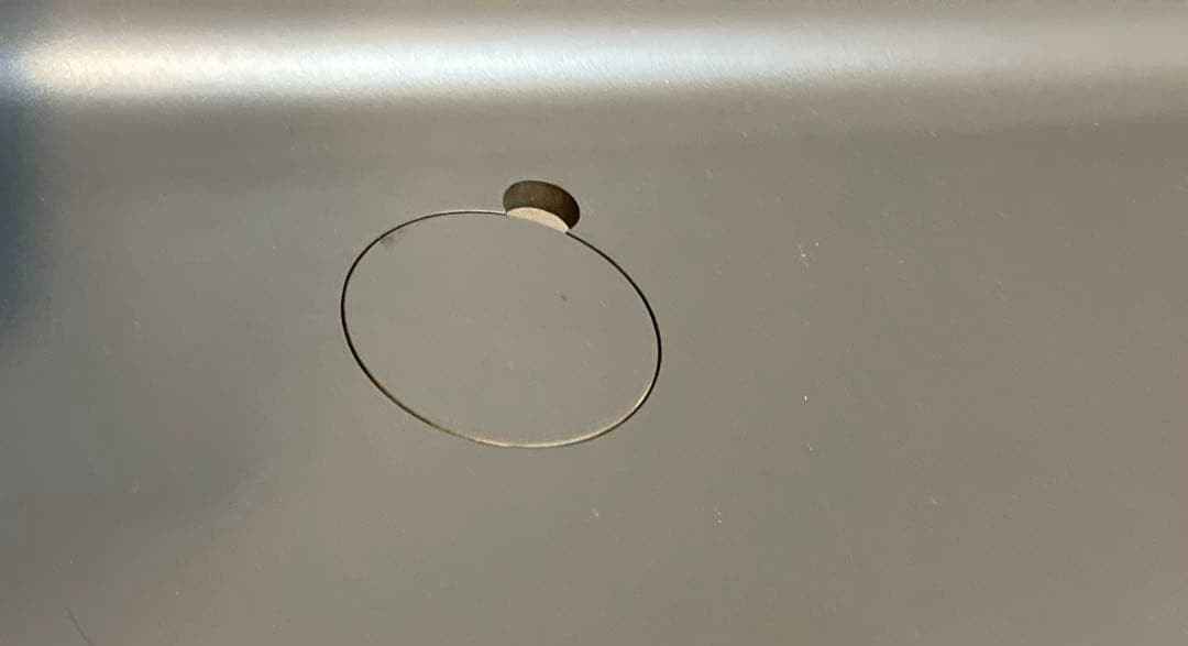 MOX(スイス製) グレー パソコンデスク　シンプルデザイン　壁掛け式