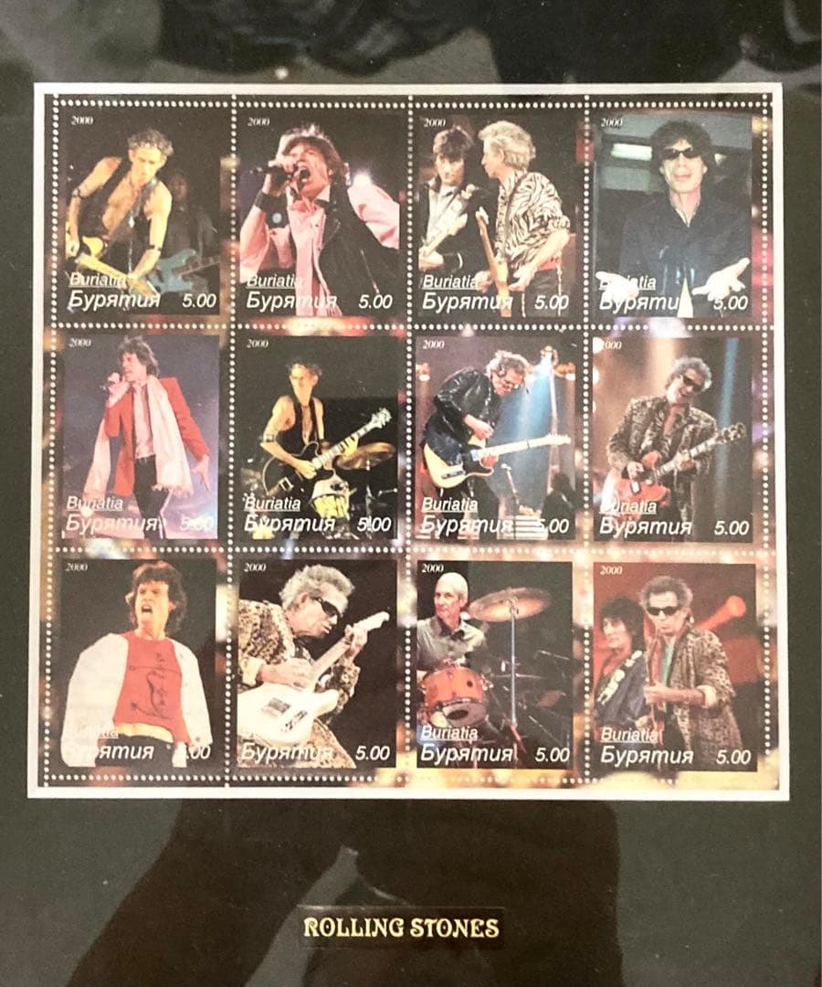 【ローリングストーンズ】RollingStones 切手額入り715