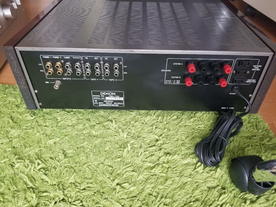 Denon PMA-790 / 4月28日 デノンサービにてメンテナンス完了