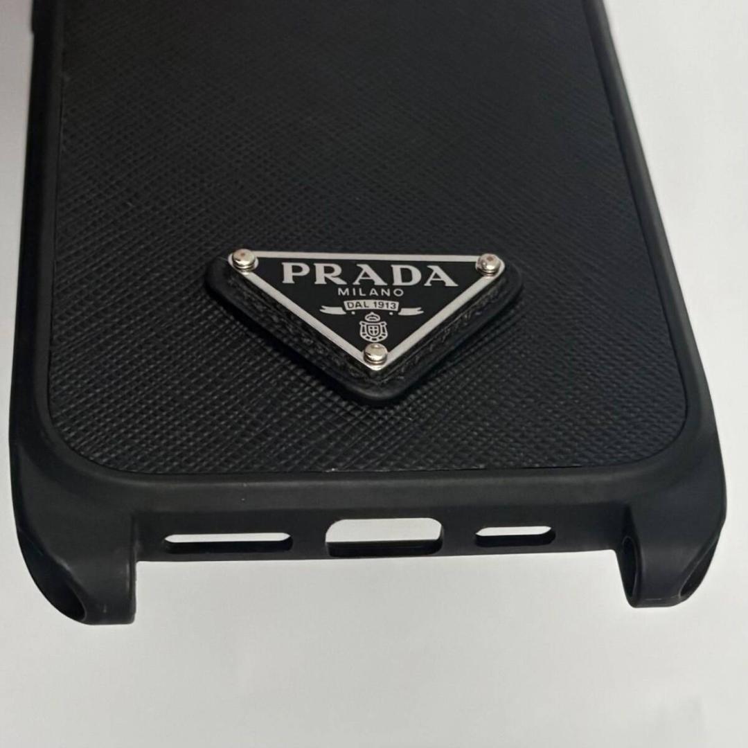 プラダ スマホショルダー スマホケース iPhone用 14PRO MAX 黒