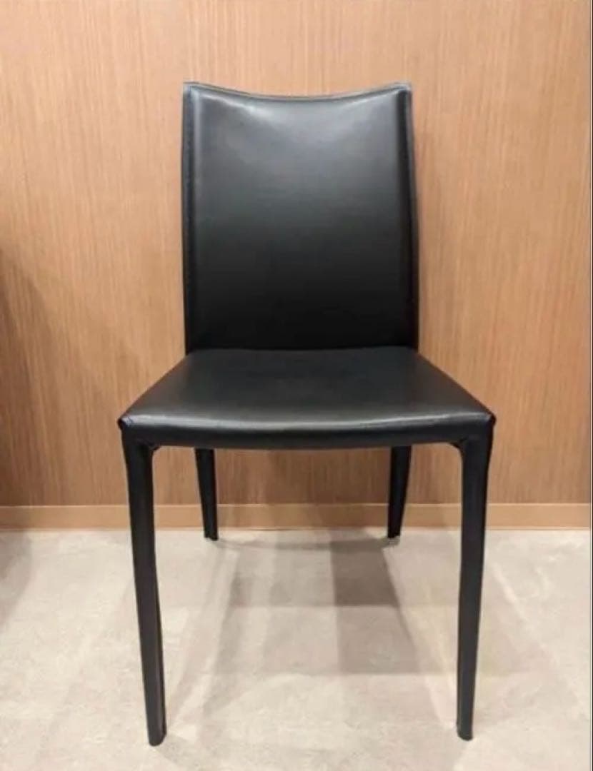 送料込み クラスティーナ ダイニング チェア イス 椅子 ブラック 2脚セット