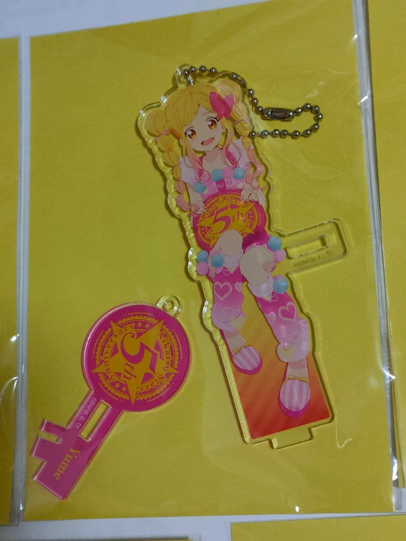 「アイカツスターズ！」5周年記念アクリルスタンド　ゆめ　ローラ　小春　あこ　真昼