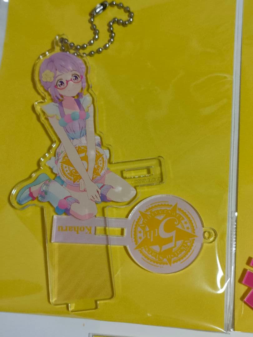 「アイカツスターズ！」5周年記念アクリルスタンド　ゆめ　ローラ　小春　あこ　真昼