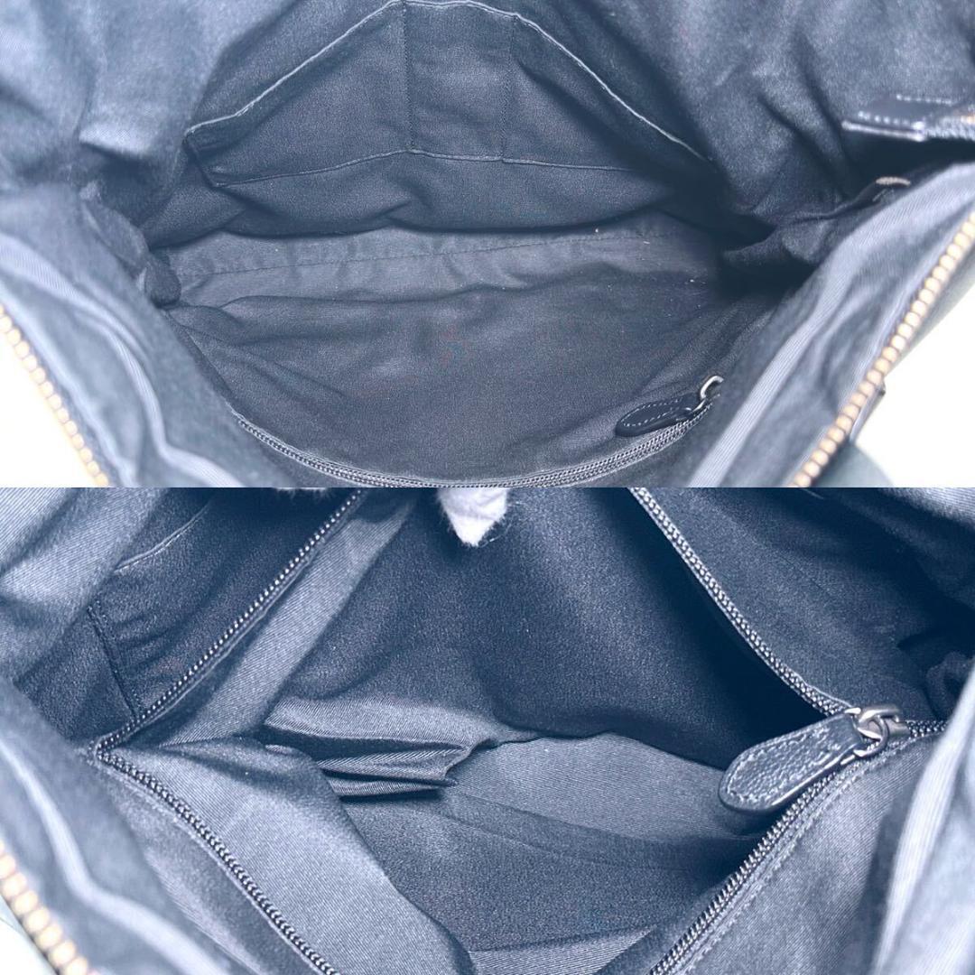 【極美品】コーチ フォールドオーバー ビジネスバック 2way レザー A4可