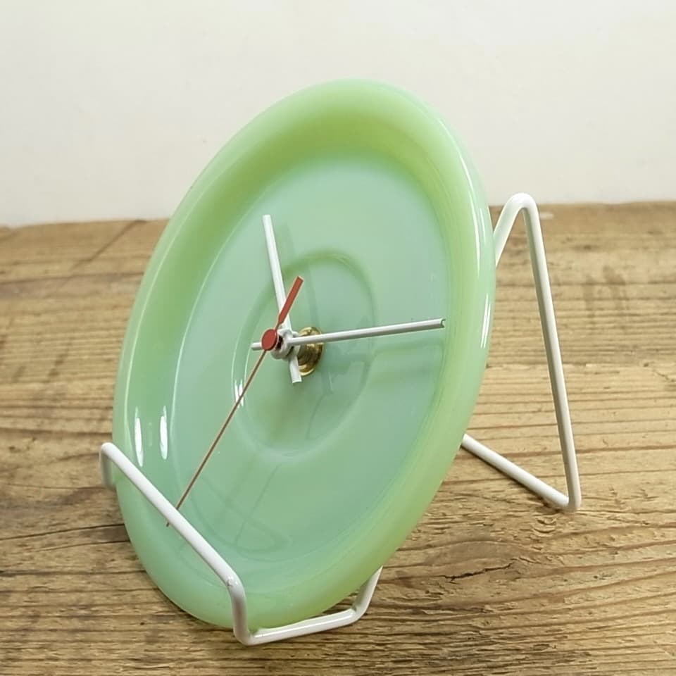 ファイヤーキング ジェードレストランウエア ソーサークロック① 直径 約15cm