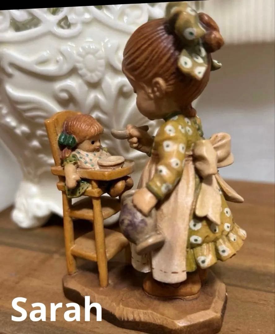 アンリ人形　イタリア サラケイSarah Kay サラケイ　✨木彫りアンティーク