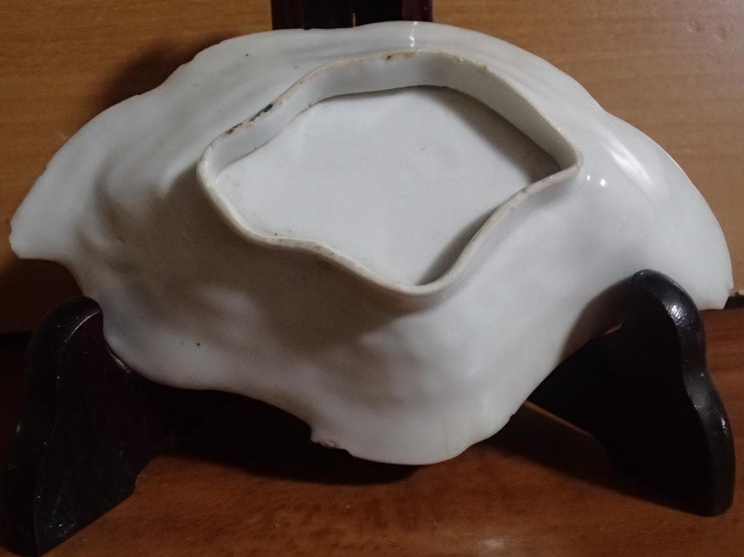 色絵　平貝形　小皿　古九谷　骨董