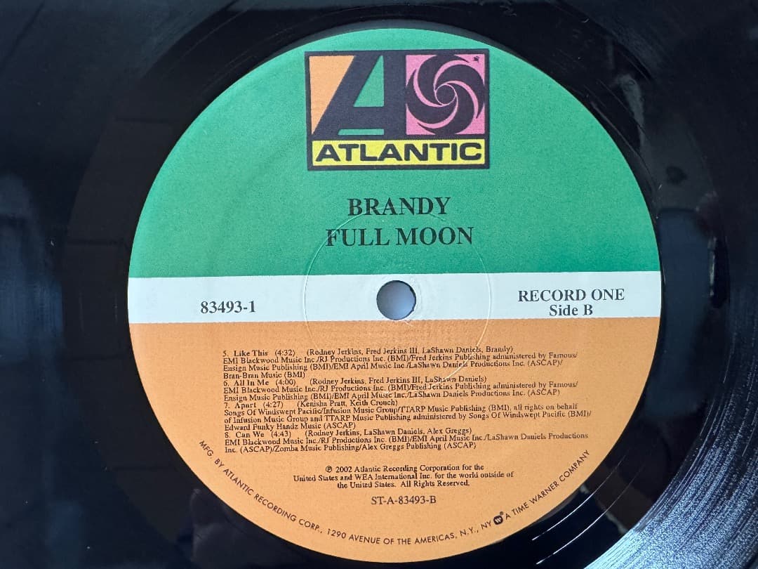 【再生確認済】Brandy ブランディ/Full Moon【Sterling盤】
