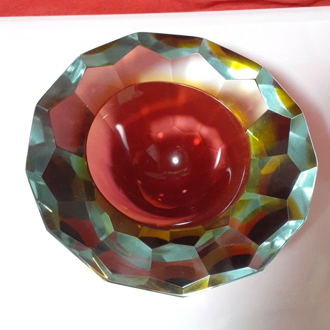 2.9㎏！高級灰皿　イタリア　ムラーノガラス　アレッサンドロ・マンドルザット