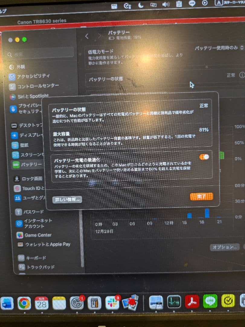 MacBook Pro M2 2022 メモリ8G 256 Gシルバー 液晶NG