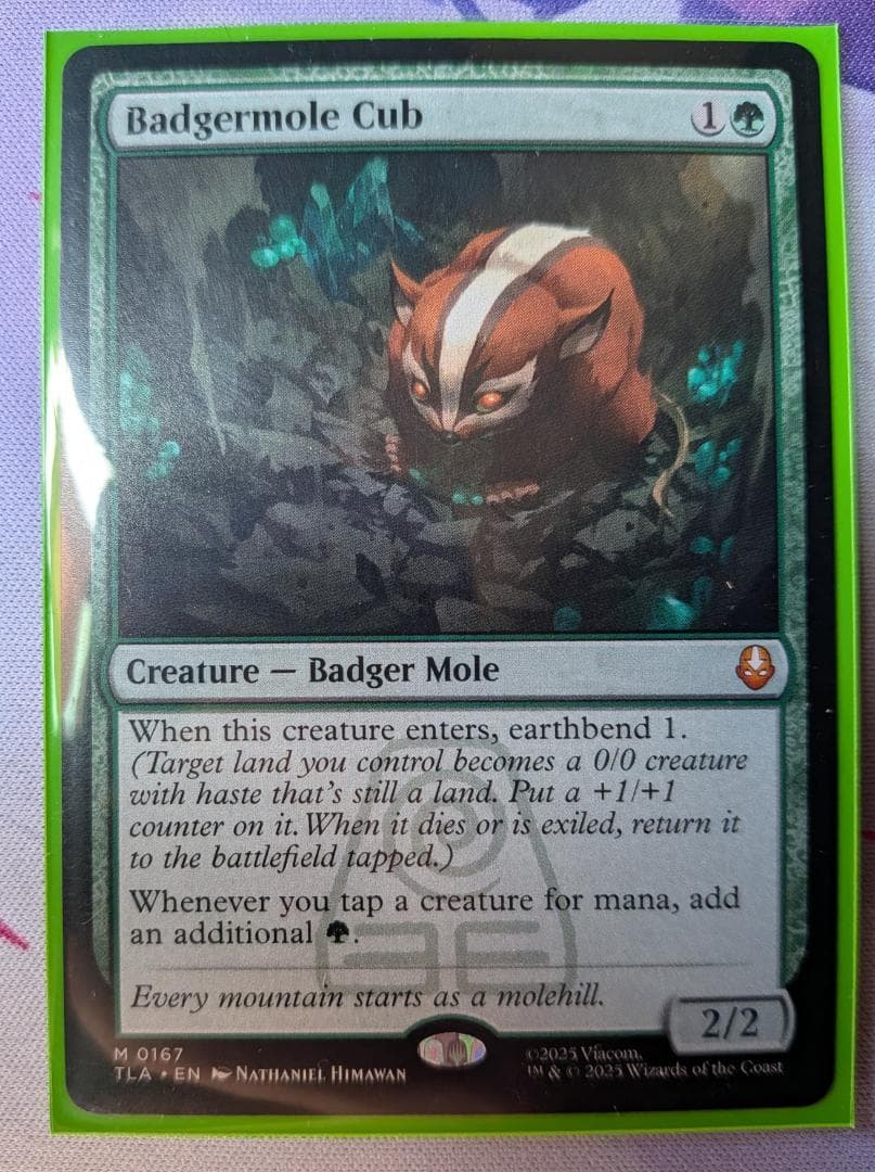 MTG - アナグマモグラの仔 / Badgermole Cub M0167