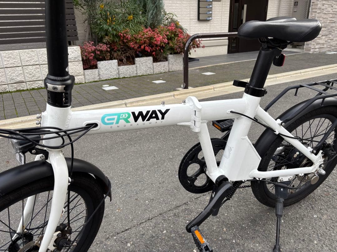 endragway 電動自転車 折りたたみ 電動アシスト自転車　美品だと思います