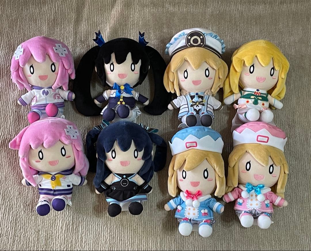 ネプテューヌ10周年記念　ねぷぐるみ全8種セット+タペストリー