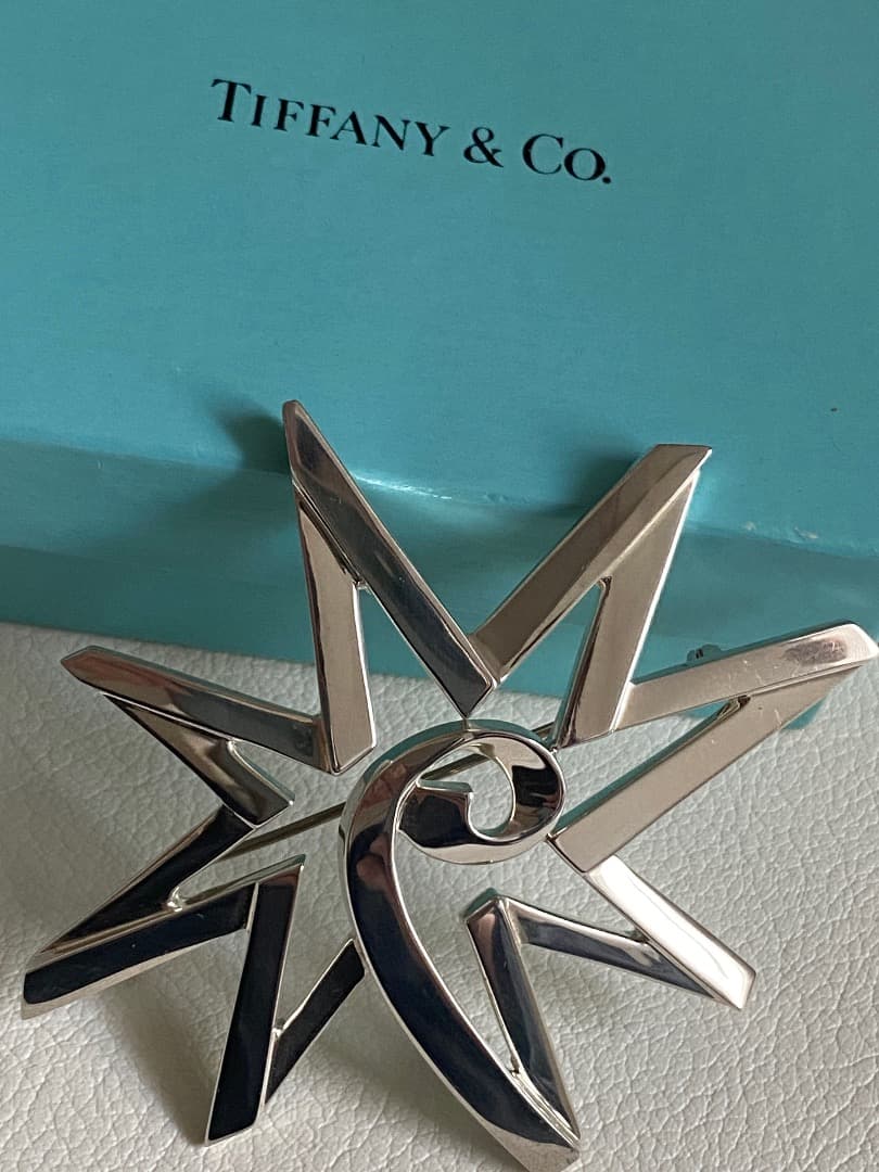 週末お値下げ　美品　ティファニー　スターモチーフ　ブローチ　パロマピカソ
