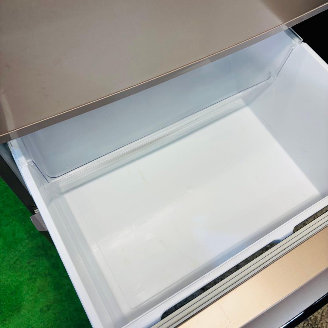 美品 335L 冷蔵庫 大容量 おしゃれ シャンパン 三菱【地域限定配送無料】