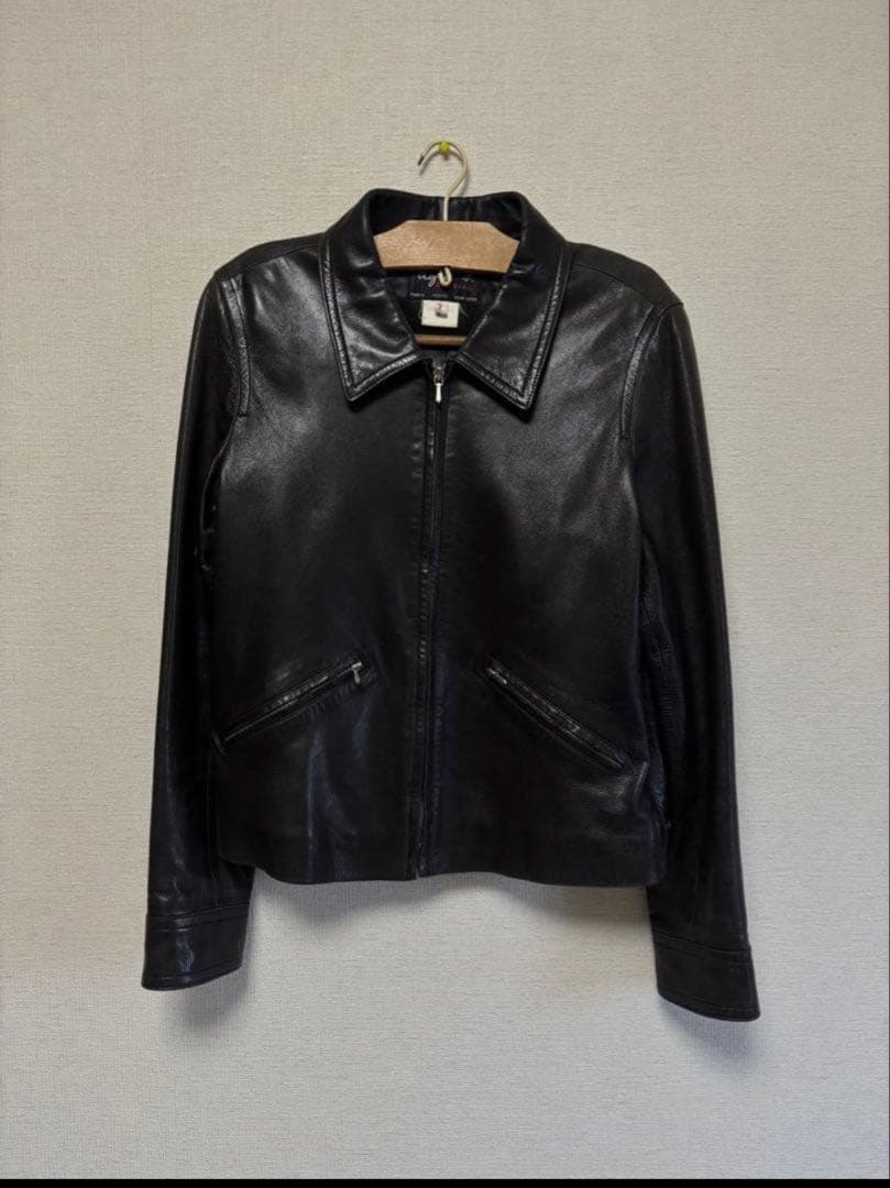 90s agnes b special ラムレザージャケット　サイズ2