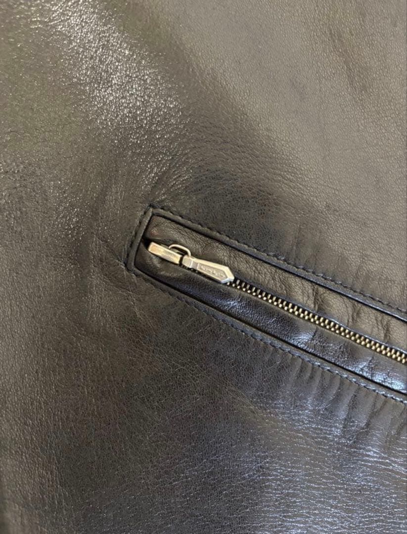 90s agnes b special ラムレザージャケット　サイズ2