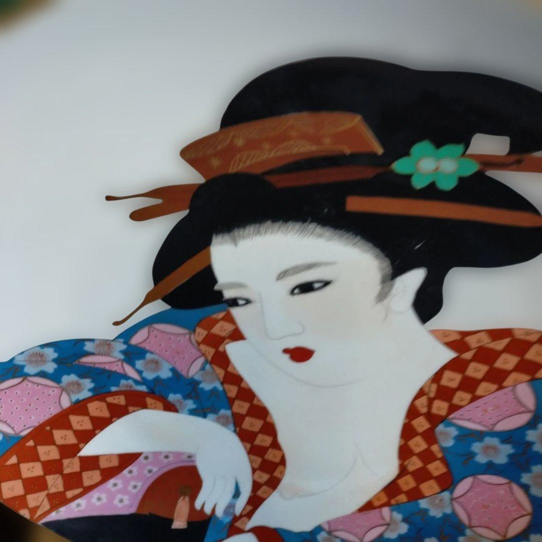 浮世絵・美人画・春画・飾り皿・絵皿・源六窯