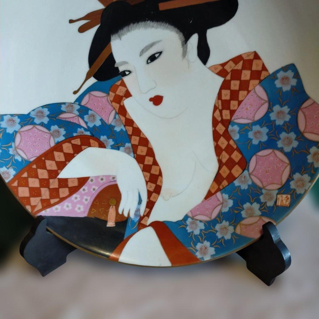 浮世絵・美人画・春画・飾り皿・絵皿・源六窯