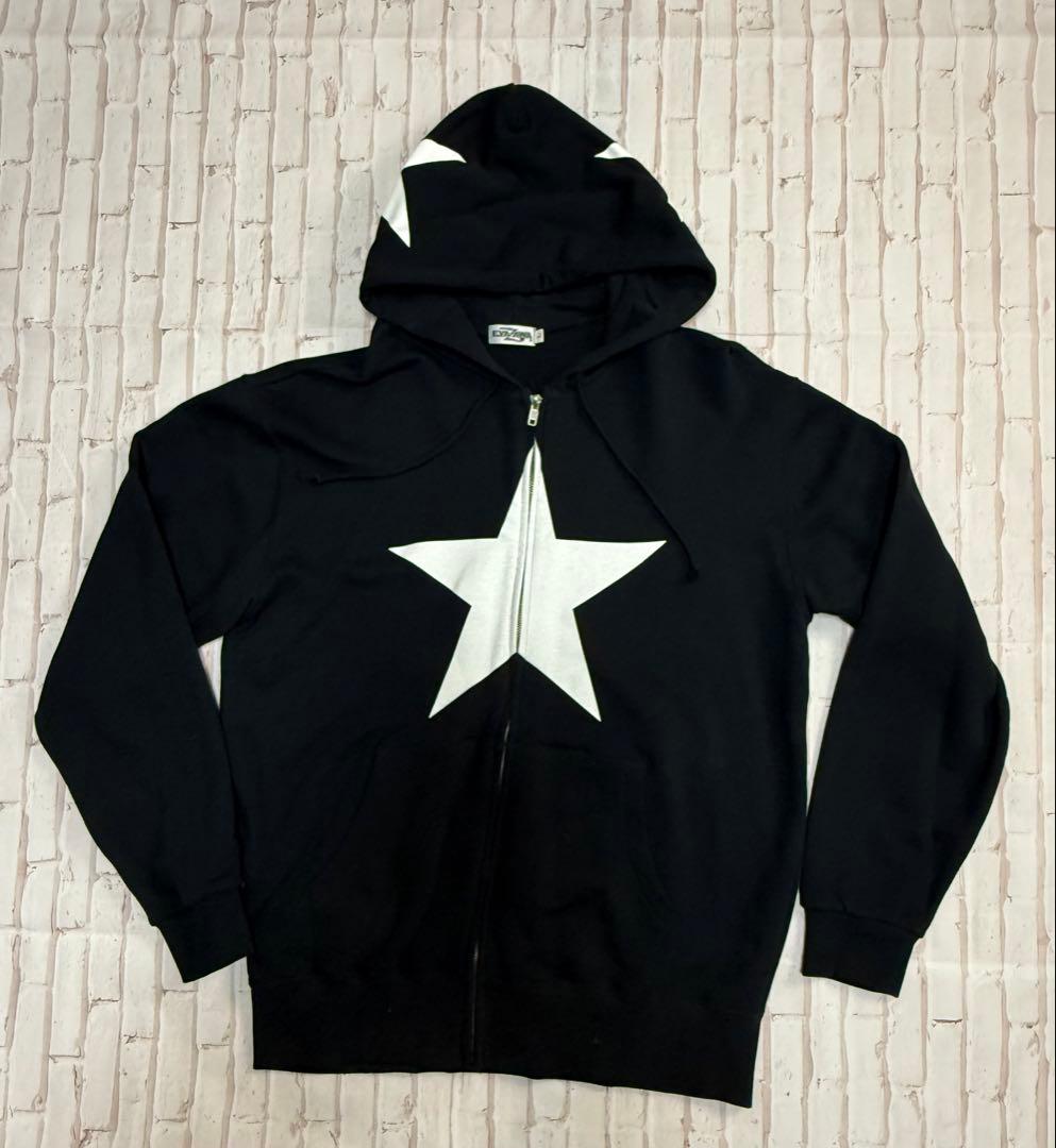 矢沢永吉さんE.YAZAWA HIBIYA スターブラックパーカー Lサイズ