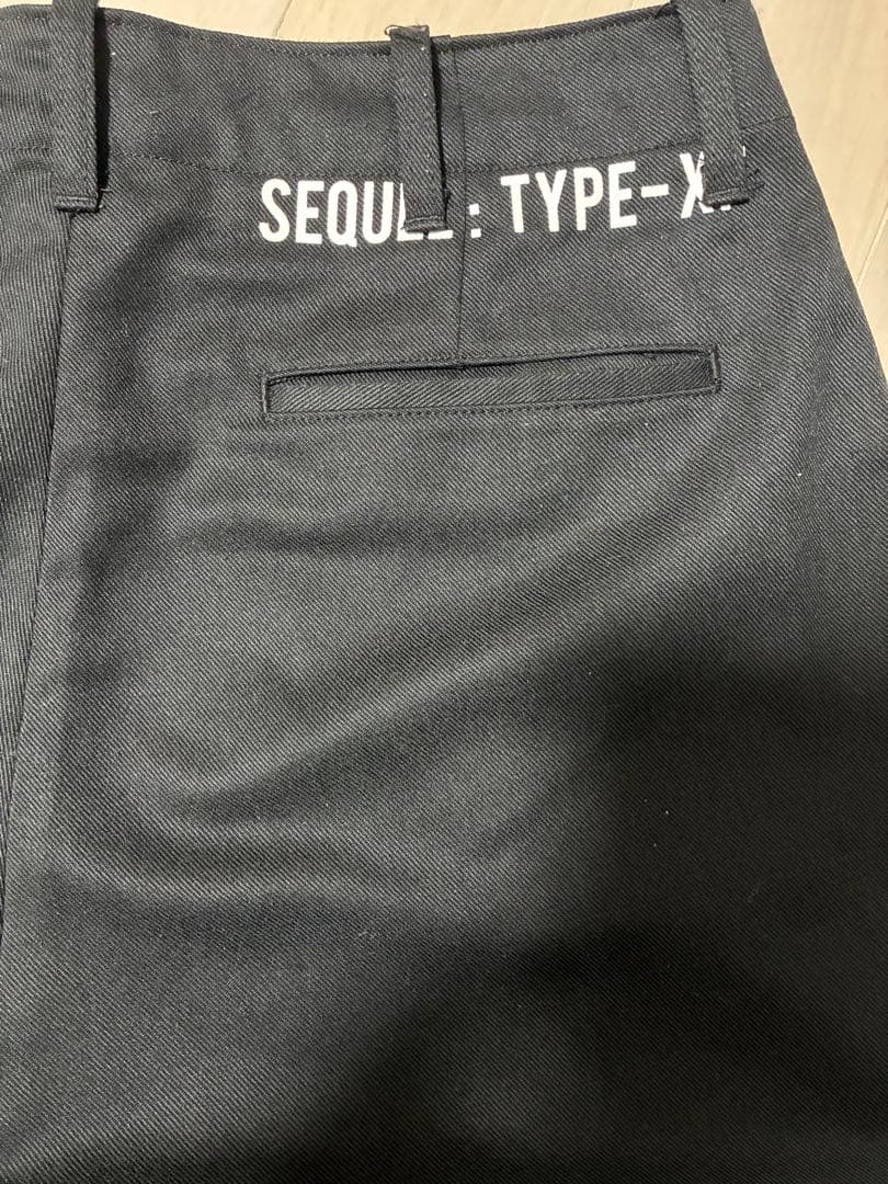 sequel パンツ type xf 黒 M fragment チノパン