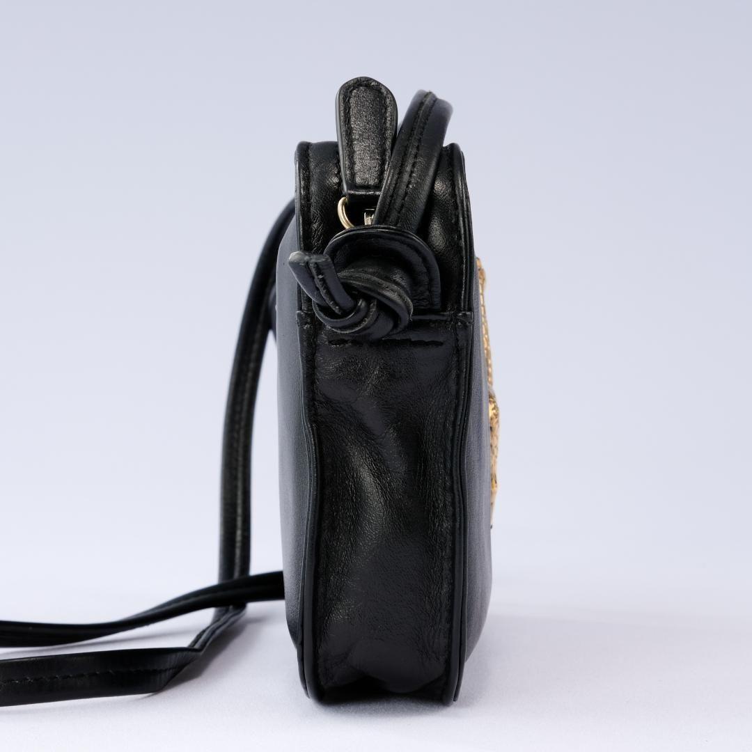 【美品】イアパピヨネ ブルックリン キリン ミニショルダー 斜めがけ 黒 レザー