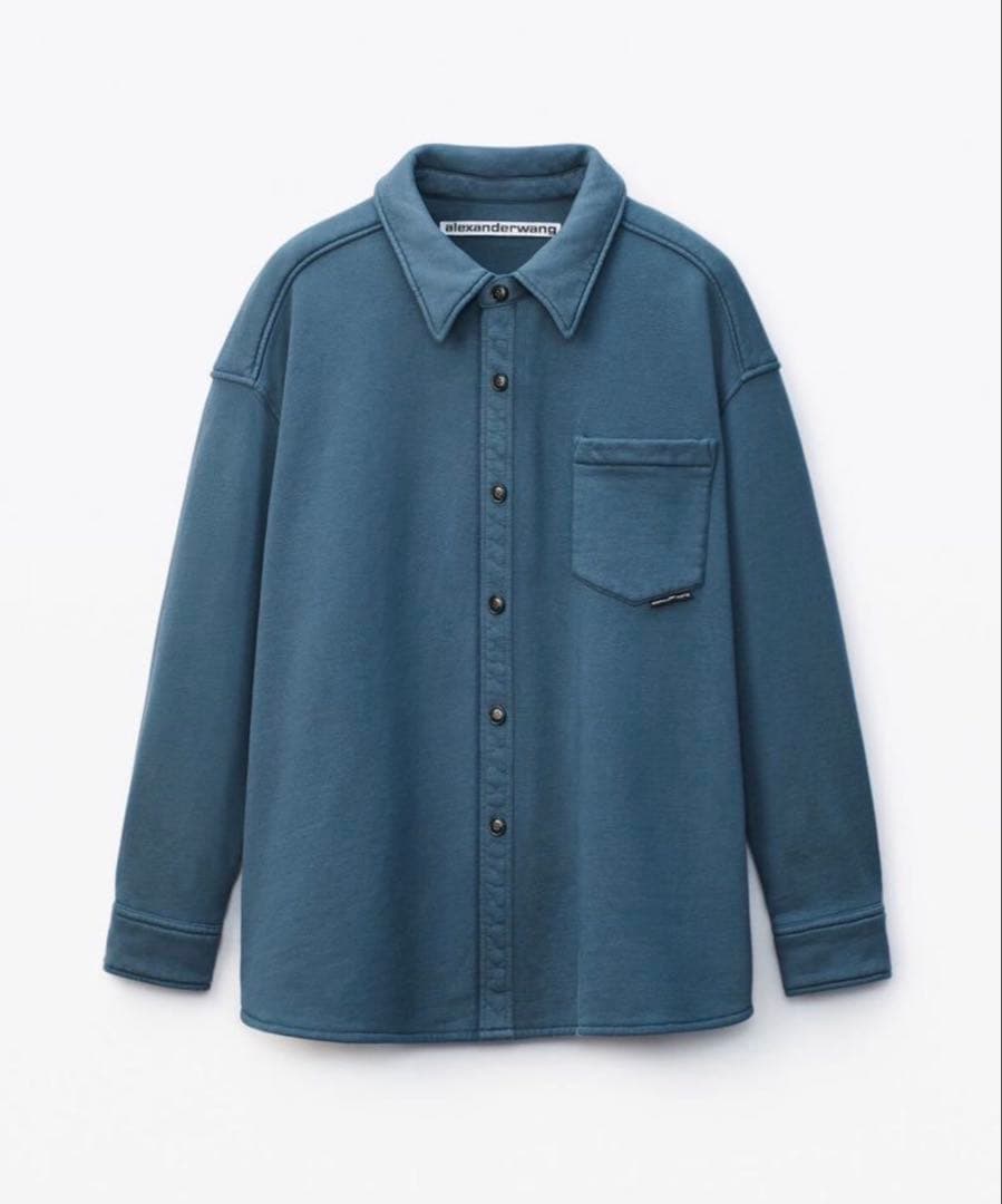 ALEXANDER WANG テリー ブルーシャツジャケット アレキサンダーワン