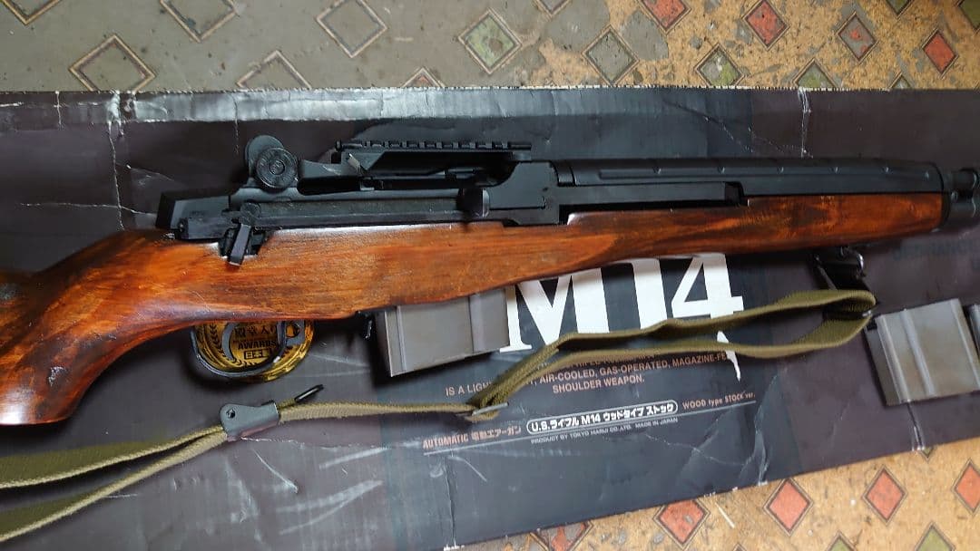 東京マルイ Usライフル M14 木製換装品　エアガン　中古