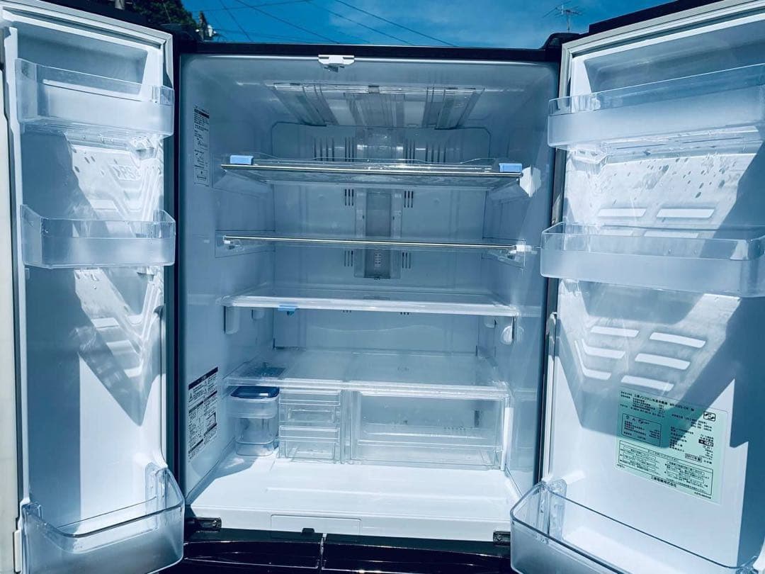 ♻️送料設置無料　MITSUBISHI ノンフロン冷凍冷蔵庫MR-E52S-DW