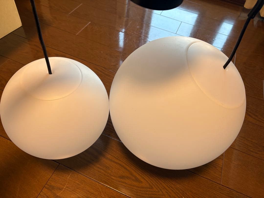 コ*タ様 Panasonic モディファイ　球形シーリングライト 大小2個セット