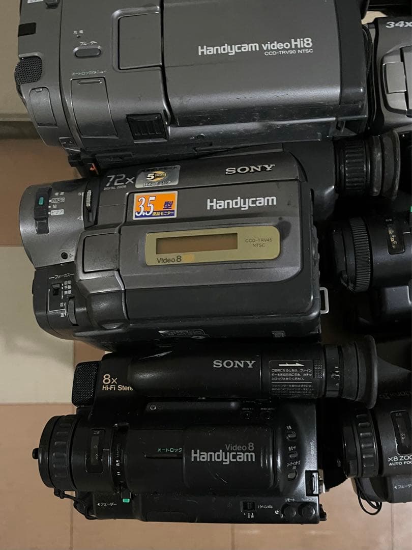 24台ビデオカメラまとめ売り