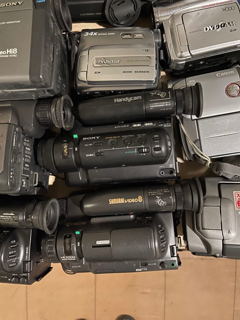 24台ビデオカメラまとめ売り